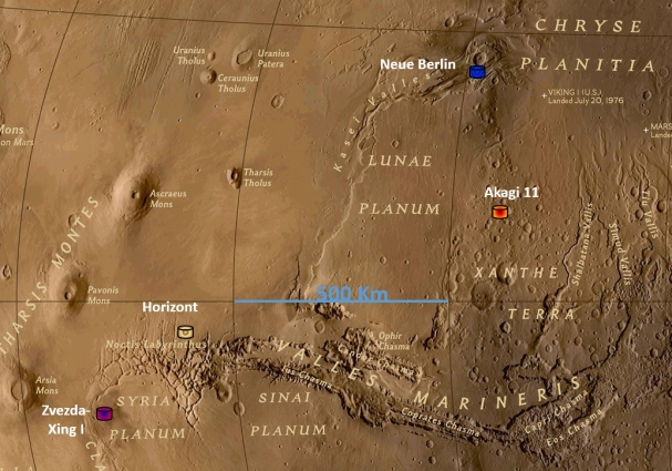 Bases en Marte